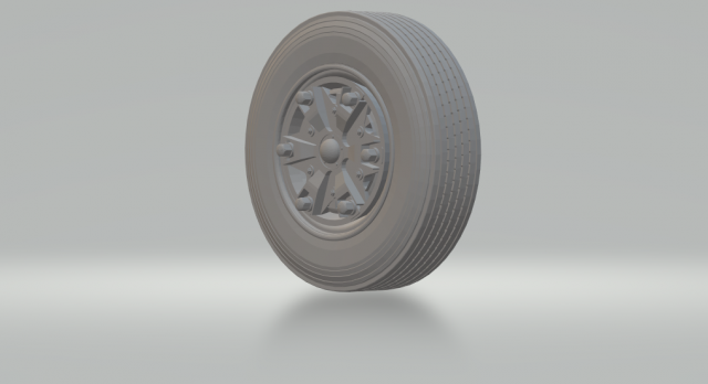 wheels rims volvo truck 3D Принт Модель .c4d .max .obj .3ds .fbx .stl .blend 