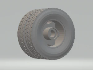 wheels rims volvo truck rear 3D Print Model