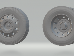 wheels rims truck generic 3Dプリントモデル