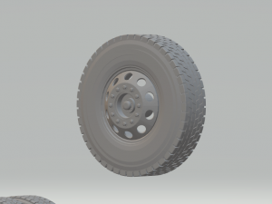 wheels rims truck alcoa 3Dプリントモデル