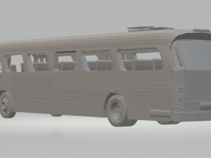 gmc bus 1969 urban 3D Print Model