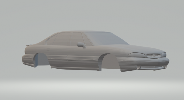 pontiac bonneville ssei 92 3D Print Model .c4d .max .obj .3ds .fbx .stl .blend 