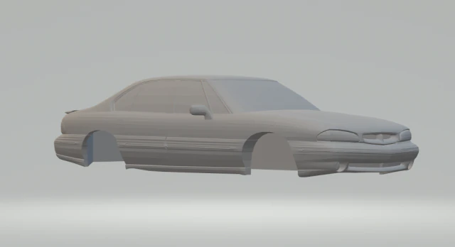 pontiac bonneville ssei 92 3D Print Model .c4d .max .obj .3ds .fbx .stl .blend