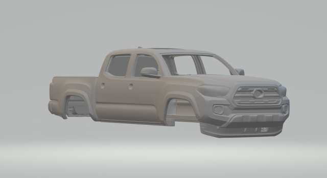 toyota tacoma Modello di stampa 3D .c4d .max .obj .3ds .fbx .stl .blend 