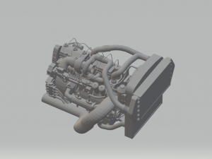 engine cummins Modelo de impresión 3D