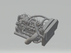 motore cummins Modello di stampa 3D