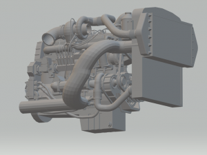 engine cummins Modelo de impresión 3D