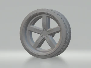 림 tsw 바퀴 3D 프린트 모델