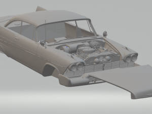 plymouth fury 3Dプリントモデル