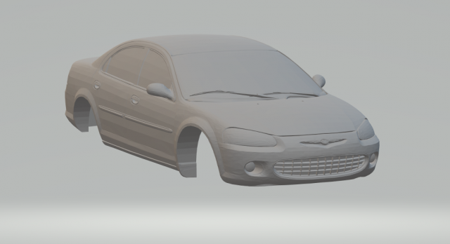 chrysler sebring 3D 打印模型 .c4d .max .obj .3ds .fbx .stl .blend 