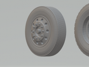 wheels rims truck generic Model do druku 3D