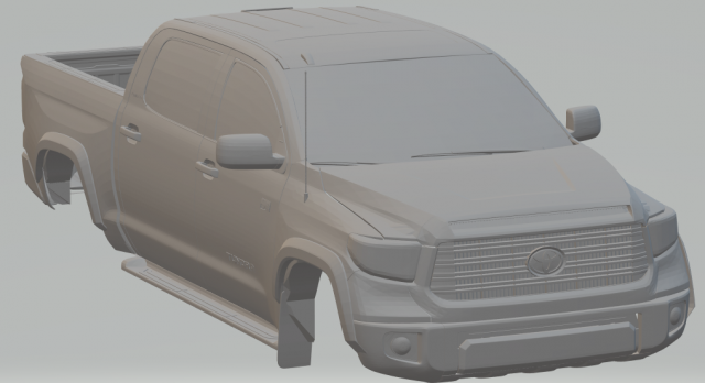 toyota thundra Modelo de impresión 3D .c4d .max .obj .3ds .fbx .stl .blend 