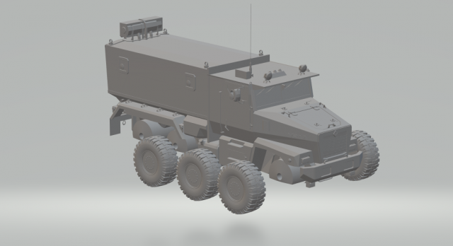 ural typhoon truck army Modelo de Impressão 3D .c4d .max .obj .3ds .fbx .stl .blend 