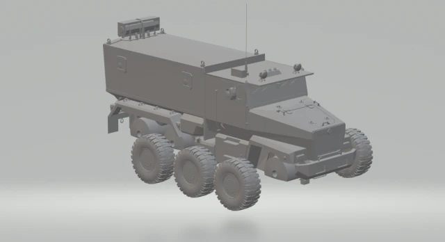 ural typhoon truck army 3D Print Model .c4d .max .obj .3ds .fbx .stl .blend