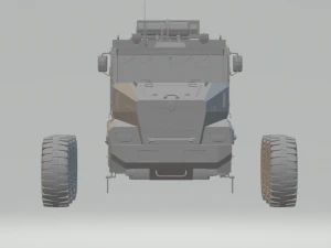 ural typhoon truck army 3D Print Model