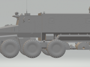 ural typhoon truck army Modelo de Impressão 3D