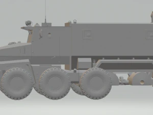 ural typhoon truck army 3D Print Model