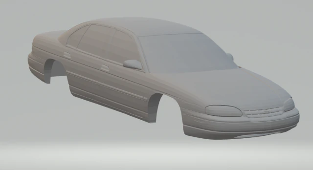 chevrolet lumina sedan 3D Print Model .c4d .max .obj .3ds .fbx .stl .blend 