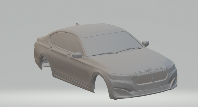 series 7 720i 3D Print Model .c4d .max .obj .3ds .fbx .stl .blend 