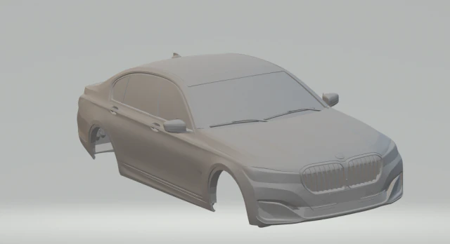 series 7 720i 3D Print Model .c4d .max .obj .3ds .fbx .stl .blend 