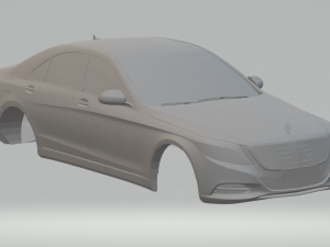 mercedes benz class s 3D Print Model
