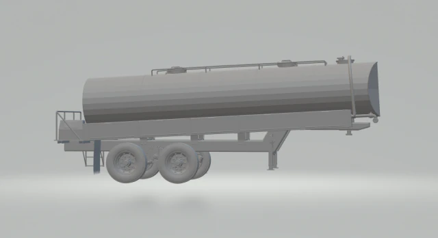 trailer tank euro 3D Print Model .c4d .max .obj .3ds .fbx .stl .blend
