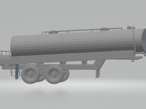 trailer tank euro 3Dプリントモデル