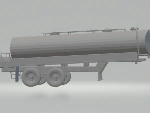 cisterna per rimorchio euro Modello di stampa 3D