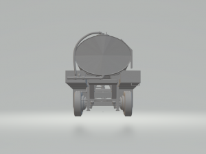 trailer tank euro 3D 打印模型