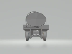 trailer tank euro 3D Print Model