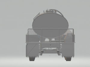 trailer tank euro 3D 打印模型
