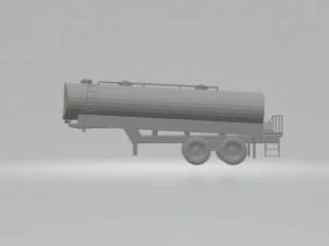 trailer tank euro 3D Print Model