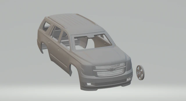 chevrolet tahoe 3D Print Model .c4d .max .obj .3ds .fbx .stl .blend
