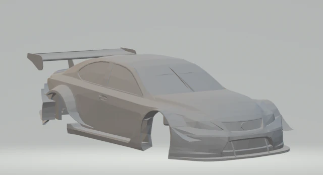 lexus rs 3D Print Model .c4d .max .obj .3ds .fbx .stl .blend 