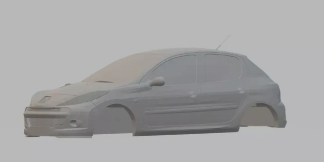 207 hatch 3D Print Model .c4d .max .obj .3ds .fbx .stl .blend