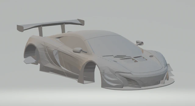 mclarenc 650s gt3 3D Print Model .c4d .max .obj .3ds .fbx .stl .blend