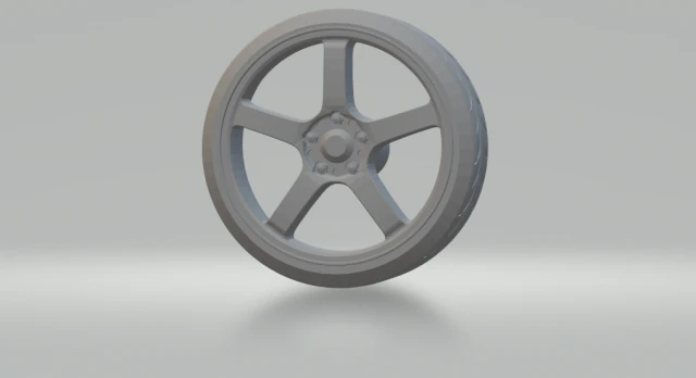 enkei rims generic v1 3D Print Model .c4d .max .obj .3ds .fbx .stl .blend 
