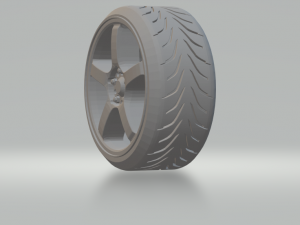 enkei rims generic v1 3D Baskı Modeli