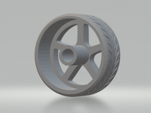 enkei rims generic v1 3D Baskı Modeli