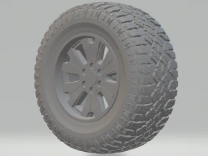 cerchi per camion fuoristrada v2 Modello di stampa 3D