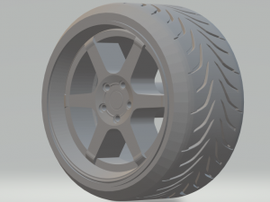 wheels hre 1 rims diecast 3D Druckmodell