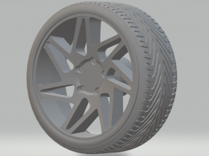 wheels rotiform v2 diecast 3D Print Model