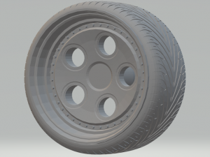 wheels rotiform v6 diecast 3D Print Model