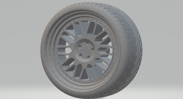 wheels rotiform v7 diecast 3Dプリントモデル .c4d .max .obj .3ds .fbx .stl .blend