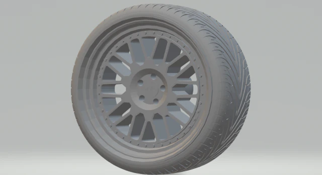wheels rotiform v7 diecast 3D Print Model .c4d .max .obj .3ds .fbx .stl .blend