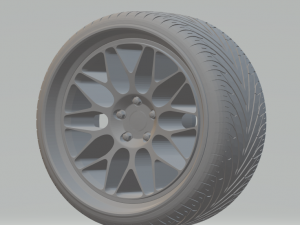 wheels hre diecast 3D 打印模型