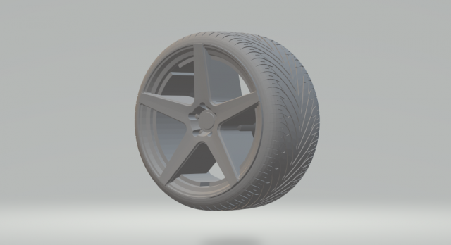wheels adv1 diecast 3D Baskı Modeli .c4d .max .obj .3ds .fbx .stl .blend 