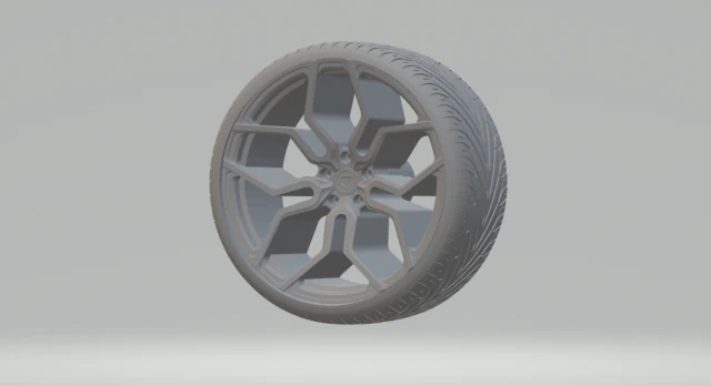 Wheels vossen diecast 3D Print Model .c4d .max .obj .3ds .fbx .stl .blend 