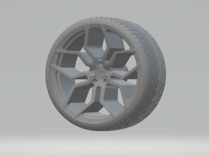 wheels vossen diecast 3D Print Model