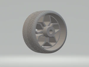 Wheels vossen diecast 3D Print Model